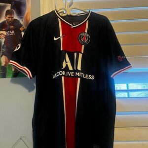 Nike Dri-FIT PSG Jersey in Red and Black